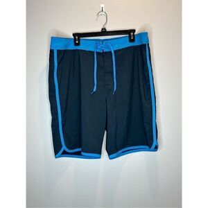 prAna Mens Navy Board Shorts Swim Trunks Size 38